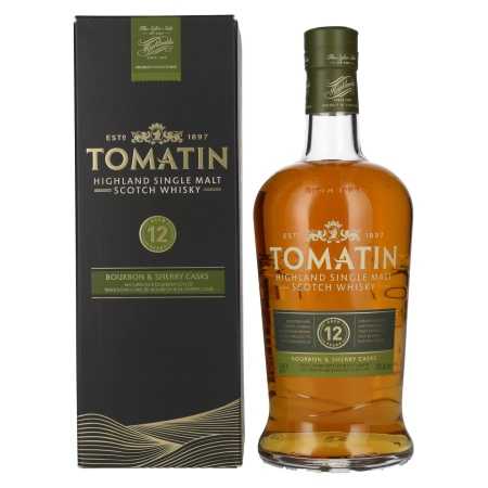 Tomatin 12 Years Old BOURBON & SHERRY CASKS 43% Vol. 1l in Geschenkbox | Highland Whisky | 🌾 Whisky Ambassador | Online Shop