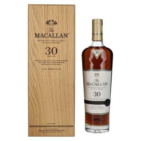 The Macallan 30 Years Old SHERRY OAK Annual Release 2023 43% Vol. 0,7l in Wooden Box | Highland Whisky | 🌾 Whisky Ambassador | Online Shop