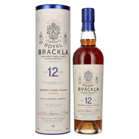 Royal Brackla 12 Years Old Oloroso Sherry Cask Finish 46% Vol. 0,7l in Geschenkbox | Highland Whisky | 🌾 Whisky Ambassador | Online Shop