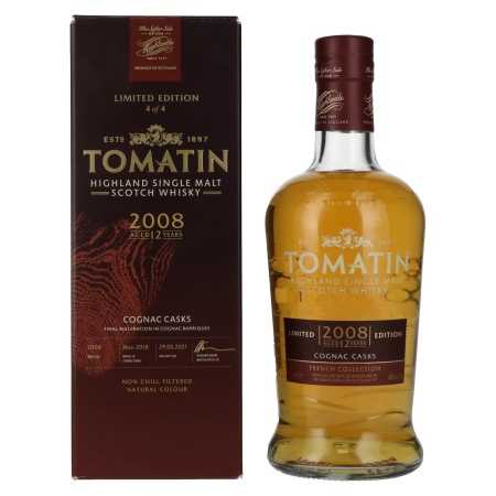 Tomatin 12 Years Old COGNAC CASKS Li-ed Edition 2008 46% Vol. 0,7l | Highland Whisky | 🌾 Whisky Ambassador | Online Shop