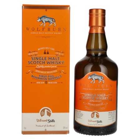 Wolfburn VIBRANT STILLS 8 Years Old Specially Selected First-Fill Bourbon Barrels 50% Vol. 0,7l in Geschenkbox 🌾 Whisky Ambassad