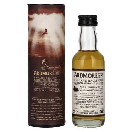 🌾The Ardmore TRADITIONAL PEATED Highland Single Malt 46% Vol. 0,05l | Whisky Ambassador