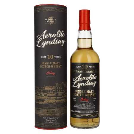 Aerolite Lyndsay 10 Years Old Islay Single Malt Scotch Whisky 46% Vol. 0,7l in Geschenkbox 🌾 Whisky Ambassador 