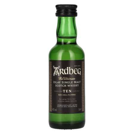 Ardbeg TEN Years Old Islay Single Malt 46% Vol. 0,05l 🌾 Whisky Ambassador 