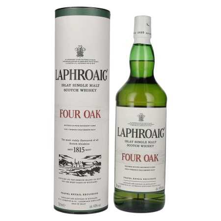 Laphroaig FOUR OAK 40% Vol. 1l in Geschenkbox 🌾 Whisky Ambassador 