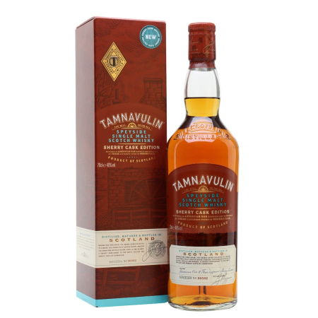 Tamnavulin Sherry Edition Single Malt 40.0%- 0.7l 🌾 Whisky Ambassador 