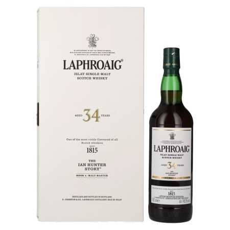 Laphroaig 34 Years Old The Ian Hunter Story Book 4: Malt Master 46,2% Vol. 0,7l in Geschenkbox 🌾 Whisky Ambassador 