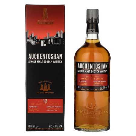 Auchentoshan 12 Years Old Single Malt Scotch Whisky 40% Vol. 0,7l in Geschenkbox | Lowland Whisky | 🌾 Whisky Ambassador | Online Shop