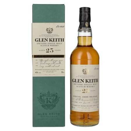 🌾Glen Keith 25 Years Old Speyside Single Malt 43% Vol. 0,7l | Whisky Ambassador