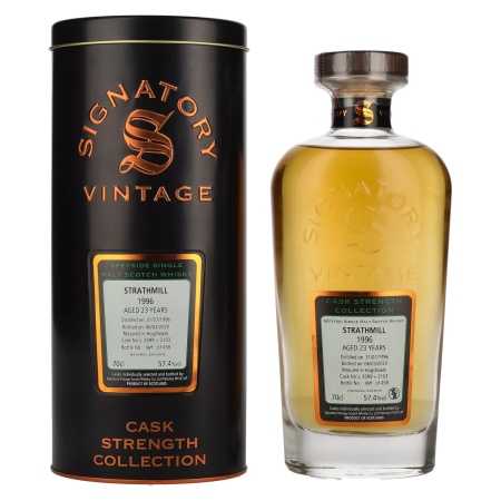 Signatory Vintage STRATHMILL 23 Years Old Cask Strength 1996 57,4% Vol. 0,7l in Tinbox | Speyside Whisky | 🌾 Whisky Ambassador | Online Shop