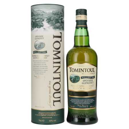 Tomintoul Single Peated Malt WITH A PEATY TANG 40% Vol. 0,7l in Geschenkbox 🌾 Whisky Ambassador 