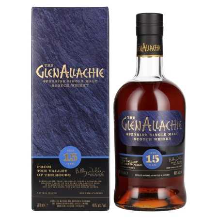 The GlenAllachie 15 Years Old Speyside Single Malt 46% Vol. 0,7l in Geschenkbox | Speyside Whisky | 🌾 Whisky Ambassador | Online Shop