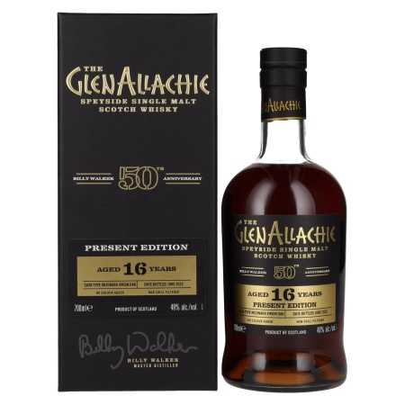 The GlenAllachie 16 Years Old 50th Anniversary PRESENT EDITION 2022 48% Vol. 0,7l | Speyside Whisky | 🌾 Whisky Ambassador | Online Shop