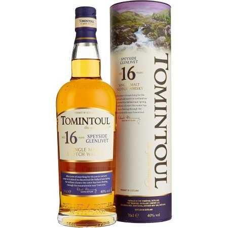 Tomintoul 16 Year Old Single Malt Scotch 40.0%- 0.7l 🌾 Whisky Ambassador 