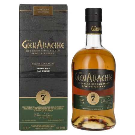 The GlenAllachie 7 Years Old HUNGARIAN VIRGIN OAK FINISH 48% Vol. 0,7l in Geschenkbox 🌾 Whisky Ambassador 