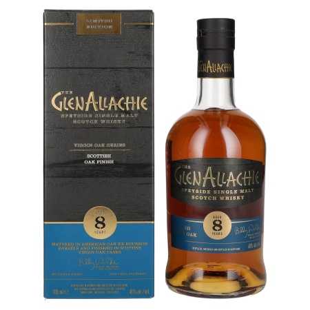 The GlenAllachie 8 Years Old SCOTTISH VIRGIN OAK FINISH 48% Vol. 0,7l in Geschenkbox | Speyside Whisky | 🌾 Whisky Ambassador | Online Shop