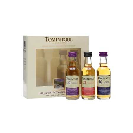 Tomintoul Triple-Pack 10, 16 & 21 YO 3x5cl 🌾 Whisky Ambassador 