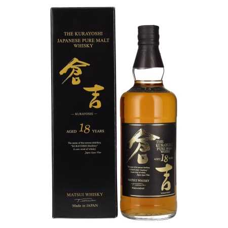 Matsui Whisky THE KURAYOSHI 18 Years Old Pure Malt Whisky 50% Vol. 0,7l | Japonský Whisky | 🌾 Whisky Ambassador | Online Shop