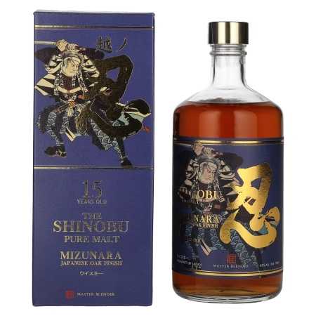 The Shinobu Pure Malt 15 Years Old Whisky MIZUNARA Japanese Oak Finish 43% Vol. 0,7l | Японский Whisky | 🌾 Whisky Ambassador | Online Shop