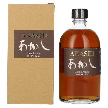 White Oak AKASHI 5 Years Old Single Malt SHERRY CASK 50% Vol. 0,5l in Giftbox | Buy whisky | 🌾 Whisky Ambassador | Online Shop