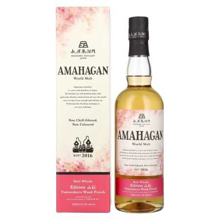 Amahagan World Malt Whisky YAMAZAKURA WOOD Finish 47% Vol. 0,7l in Geschenkbox | Japanischer Whisky | 🌾 Whisky Ambassador | Online Shop