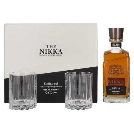 🌾Nikka THE NIKKA Tailored Premium Blended Whisky 43% Vol. 0,7l mit 2 Gläsern | Whisky Ambassador