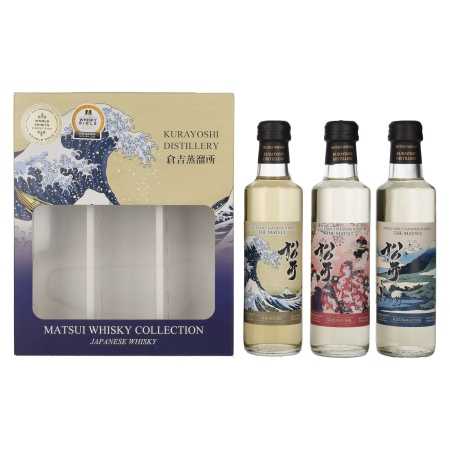 🌾Matsui Whisky THE MATSUI Single Malt Japanese Whisky Set 48% Vol. 3x0,2l | Whisky Ambassador