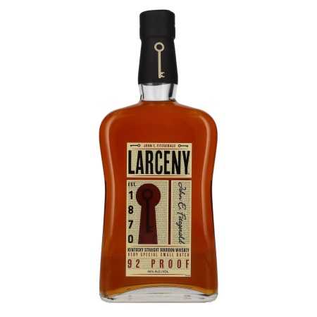 Larceny Kentucky Straight Bourbon Whiskey 92 PROOF 46% Vol. 1l | Whiskey A.S.V | 🌾 Whisky Ambassador | Online Shop