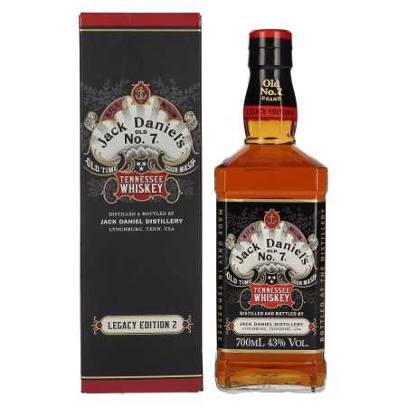 Jack Daniel's Sour Mash Tennessee Whiskey LEGACY EDITION No. 2 - BLACK DESIGN 43% Vol. 0,7l | Whiskey U.S.A | 🌾 Whisky Ambassador | Online Shop