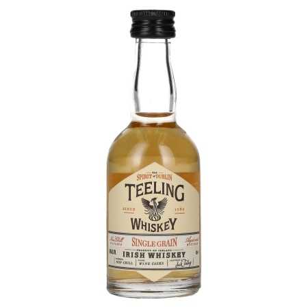 Teeling Whiskey SINGLE GRAIN Irish Whiskey Wine Cask 46% Vol. 0,05l | Īru Whiskey | 🌾 Whisky Ambassador | Online Shop