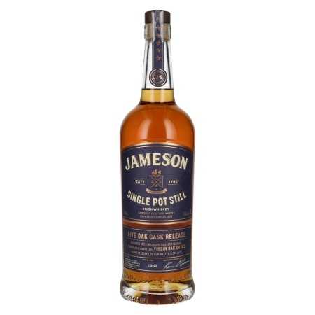 Jameson Single Pot Still Irish Whiskey Five Oak Cask Release 46% Vol. 0,7l | Irländska Whiskey | 🌾 Whisky Ambassador | Online Shop