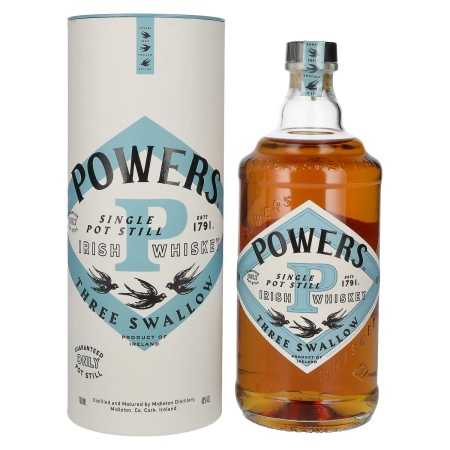 Powers THREE SWALLOW Single Pot Still Irish Whiskey 40% Vol. 0,7l | Irlandczyk Whiskey | 🌾 Whisky Ambassador | Online Shop