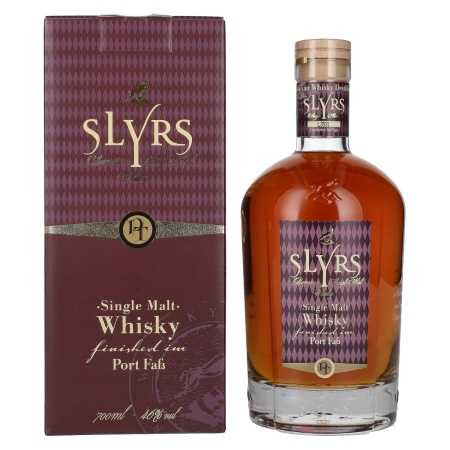 Slyrs Single Malt Whisky Port Faß Finish 46% Vol. 0,7l in Geschenkbox | Single Malt | 🌾 Whisky Ambassador | Online Shop