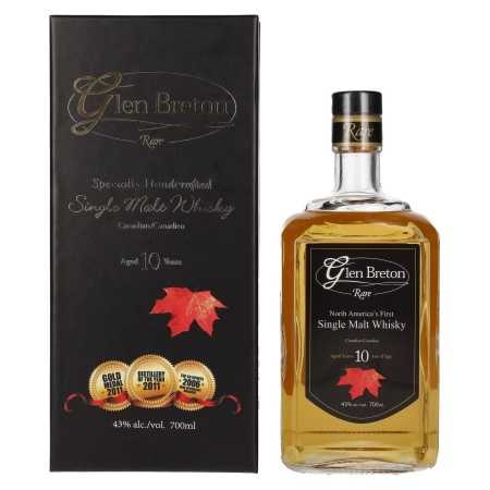 Glen Breton Rare 10 Years Old Canada's First Single Malt Whisky 43% Vol. 0,7l in Geschenkbox | Single Malt | 🌾 Whisky Ambassador | Online Shop