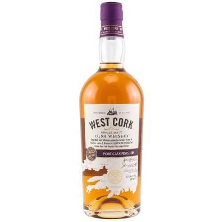 West Cork Single Malt Irish Whiskey PORT CASK FINISHED 43% Vol. 0,7l in Geschenkbox | Whisky kaufen | 🌾 Whisky Ambassador | Online Shop