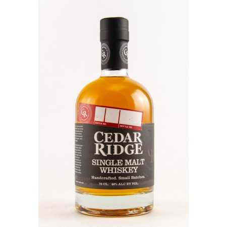 Cedar Ridge SINGLE MALT WHISKEY 40% Vol. 0,7l | Whisk(e)y ESTADOS UNIDOS DA AMÉRICA | 🌾 Whisky Ambassador | Online Shop