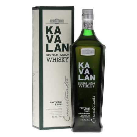 🌾Kavalan CONCERTMASTER Port Cask Finish Single Malt Whisky 40% Vol. 0,7l in Giftbox 