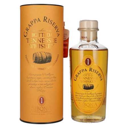 Sibona GRAPPA RISERVA Botti da TENNESSEE WHISKEY 44% Vol. 0,5l in Geschenkbox | Grappa | 🌾 Whisky Ambassador | Online Shop