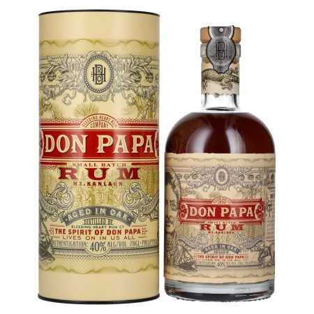 Don Papa 7 Years Old Small Batch Rum - Old Edition 40% Vol. 0,7l in Geschenkbox | Blandet rom | 🌾 Whisky Ambassador | Online Shop