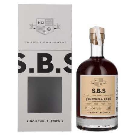 1423 S.B.S VENEZUELA Single Barrel Selection 2006 50% Vol. 0,7l | Single Cask Rum | 🌾 Whisky Ambassador | Online Shop