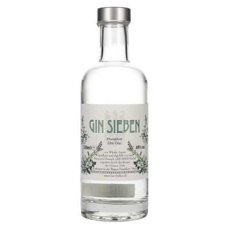 Gin Sieben echter Frankfurt Dry Gin 49% Vol. 0,5l | Deutscher Gin | 🌾 Whisky Ambassador | Online Shop