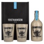 🌾Knut Hansen Dry Gin 42% Vol. 0,5l in Holzkiste mit 2 Keramiktassen | Whisky Ambassador