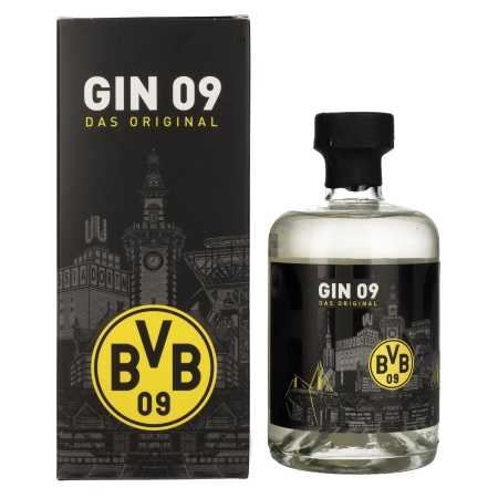 BVB Gin 09 Das Original 43% Vol. 0,5l in Geschenkbox | Tysk gin | 🌾 Whisky Ambassador | Online Shop