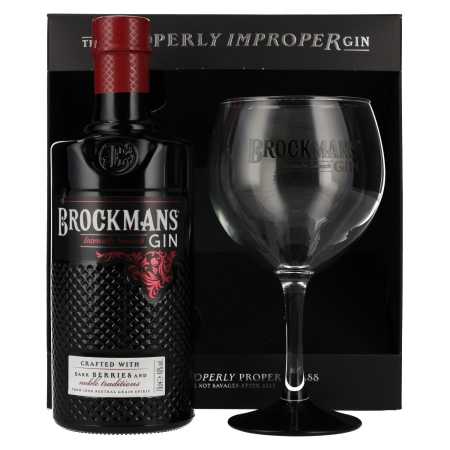 Brockmans Intensely Smooth PREMIUM GIN 40% Vol. 0,7l in Geschenkbox mit Glas | Englischer Gin | 🌾 Whisky Ambassador | Online Shop