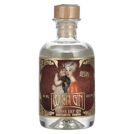 Wien Gin Gustav Klimt Edition Vienna Dry Gin 43% Vol. 0,04l | Austrian gin | 🌾 Whisky Ambassador | Online Shop