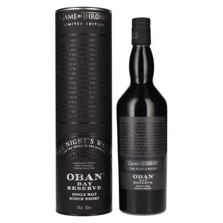 Oban Bay Reserve GAME OF THRONES The Night's Watch 43% Vol. 0,7l in Geschenkbox