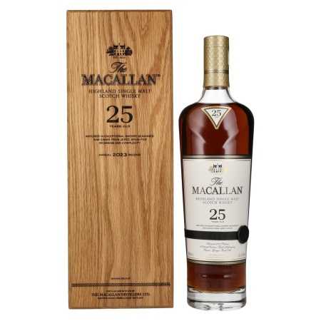 The Macallan 25 Years Old SHERRY OAK 2023 43% Vol. 0,7l in Holzkiste | Highland Whisky | 🌾 Whisky Ambassador | Online Shop