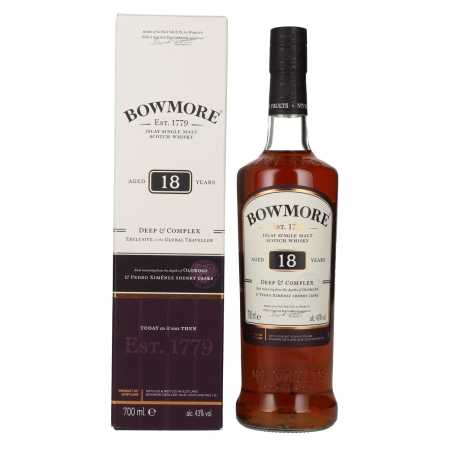 Bowmore 18 Years Old DEEP & COMPLEX Travel Exclusive 43% Vol. 0,7l in Geschenkbox | Islay Whisky | 🌾 Whisky Ambassador | Online Shop