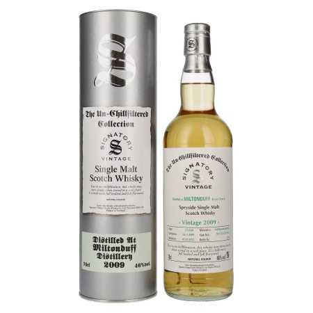 Signatory Vintage MILTONDUFF 12 Years Old The Un-Chillfiltered 2009 46% Vol. 0,7l in Tinbox | Speyside Whisky | 🌾 Whisky Ambassador | Online Shop