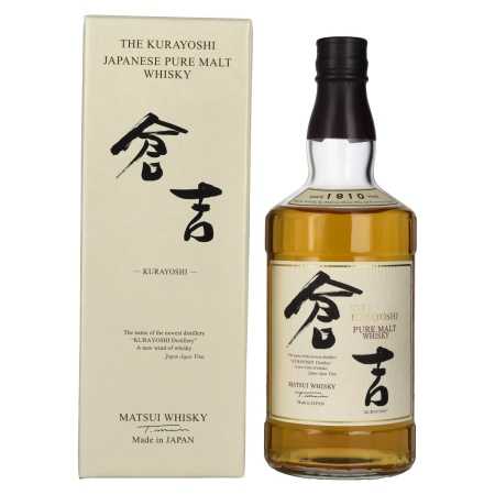 Matsui Whisky THE KURAYOSHI Pure Malt Whisky 43% Vol. 0,7l | Jaapani Whisky | 🌾 Whisky Ambassador | Online Shop